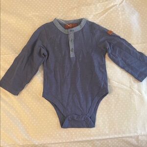 7 for All Man Kind Blue Onesie Size 6-9 months